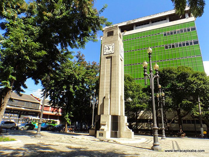 O famoso relógio da PRAÇA OITO