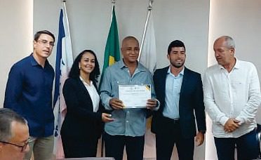 Calçadão Vitória – O Comerciante e morador Moises Alves é empossado Conselheiro Titular de Segurança.