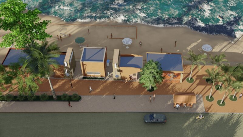 Calçadão Anchieta – Casagrande autoriza obras em reurbanização da Orla de Ubu.