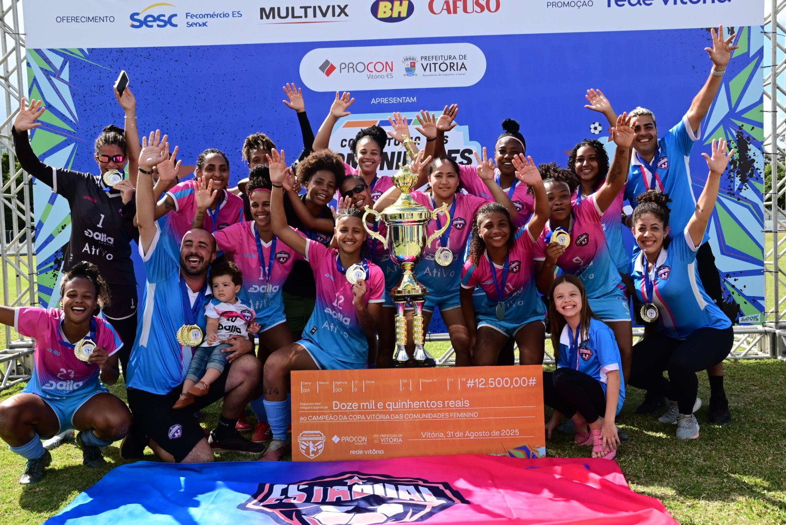 Calçadão Esporte – Estadual tri campeã da Copa das Cidades e dominância no futebol amador feminino na capital e no esado.