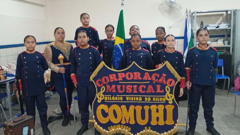 Calçadão DESTAQUE – Corporação Musical de escola municipal conquista 1º lugar em Festival Nacional de Bandas e Fanfarras