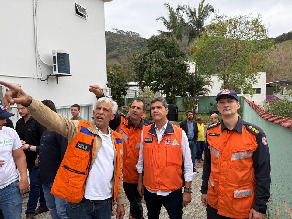 Calçadão ES – Muniz Freire tem presença do vice governador para superar prejuízos com temporal