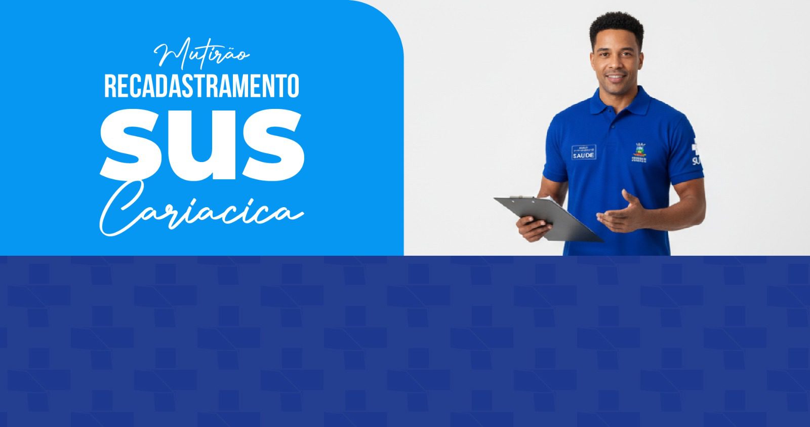 Calçadão Cariacica – Secretaria de Saúde inicia hoje cadastramento e atualização de cadastro do SUS