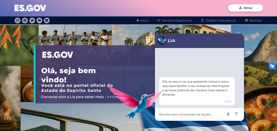 Calçadão ES – Novo Portal Inteligente ES.GOV já está no ar