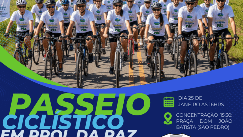 Calçadão ES -Hoje é dia de “Passeio Ciclistico Pela Paz no Espirito Danto”.”