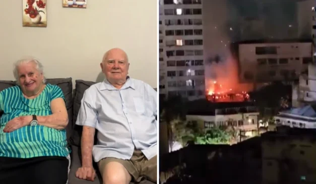 Calçadão Parque Moscoso – Foi só um susto e idosos já estão em casa pós incêndio.