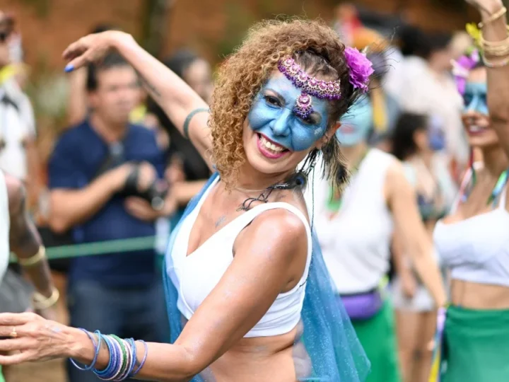 Calçadão Carnaval – MG – Brasil –  Mar de gente feliz e alegre é marca do Carnaval mineiro
