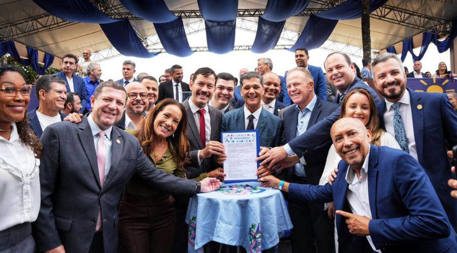 Calçadão Vila Velha 491 anos – Governador Ricardo Ferraço impulsiona gestão Arnaldinho Borgo com investimentos