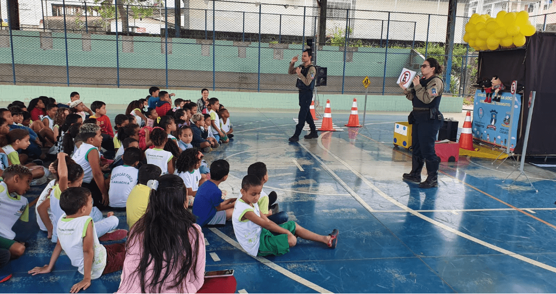 Calçadão ES – Cariacica e Detran -ES levam campanha educativa as escolas