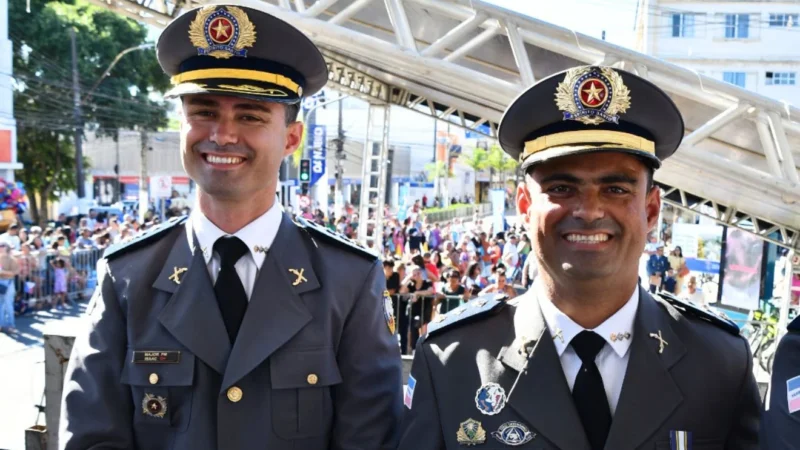 Calçadão Segurança – Famíla de Policiais Militares proporcionam momento inédito na história dos 191 da coorporação.