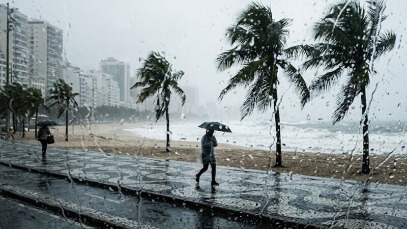 Calçadão Alerta – Dia dos namorados com previsão de fortes temporais em 58 municípios.