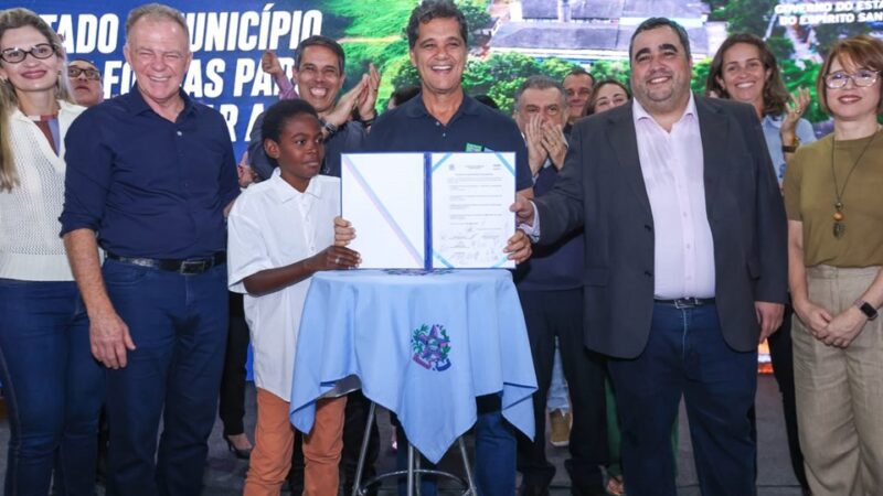 Calçadão Guarapari – Governador Ricardo Ferraço fortalece gestão Rofrigo Borges