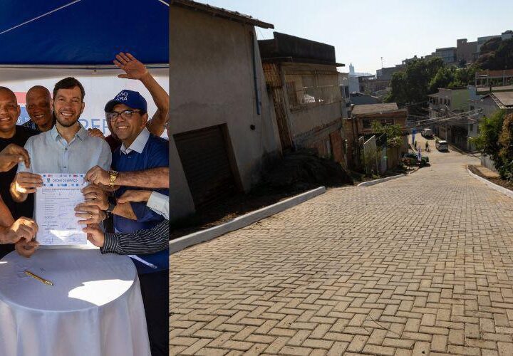 Calçadão Vila Velha – Prefeito Arnaldinho Borgo em ritimo forte levando benifícioa a população.