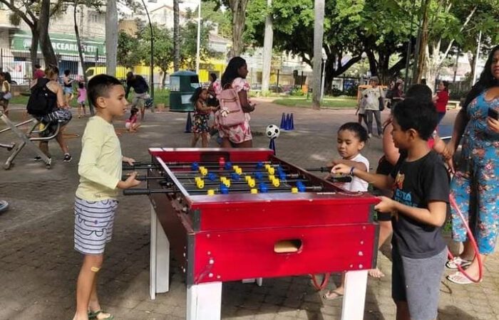 Calçadão Vitória – Parque Moscoso e Praça Nilze Mendes terão atividades de férias para crianças