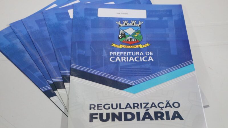 Calçadão Cidadanias – Segurança jurídica e valorização imobiliária com entrega de Escrituras de Imóveis a 280 famílias em Nova Esperança.