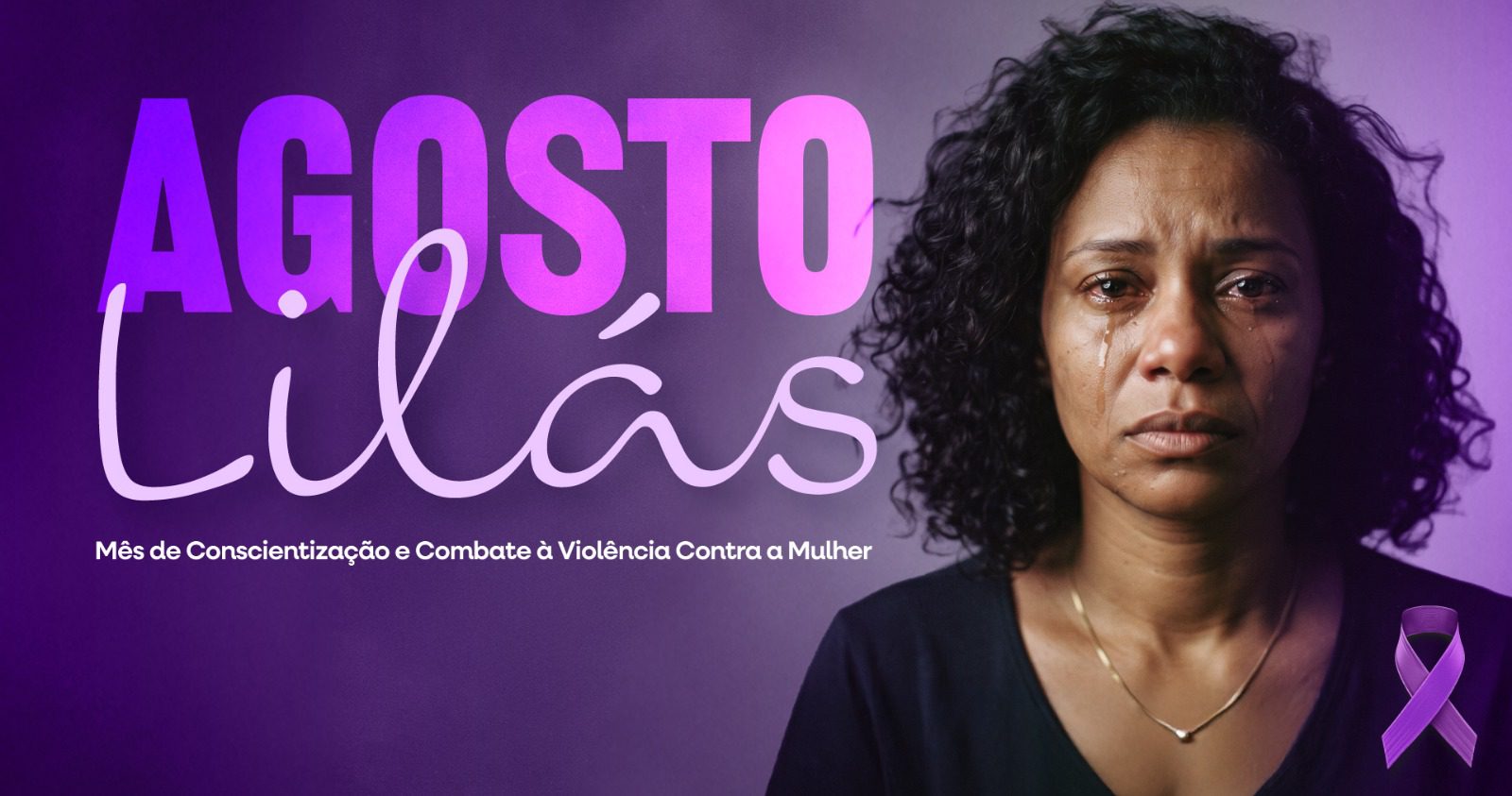 Calçadão Cariacica – Em Agosto Lilás combate a violência domestica