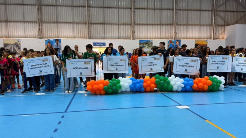 Calçadão Esportes – Educação e Esportes na abertura dos Jogos Escolares Municipal em Cariacica