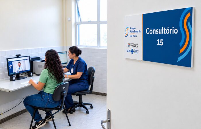 Calçadão Saúde – Telemedicina ofertada no PA de São Pedro e Praia do Suá