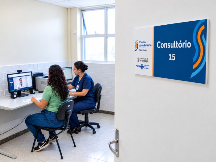 Calçadão Saúde – Telemedicina ofertada no PA de São Pedro e Praia do Suá