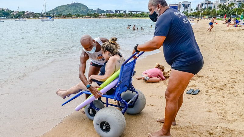 Projeto Praia Acessível com mais dias de funcionamento até este domingo (26)