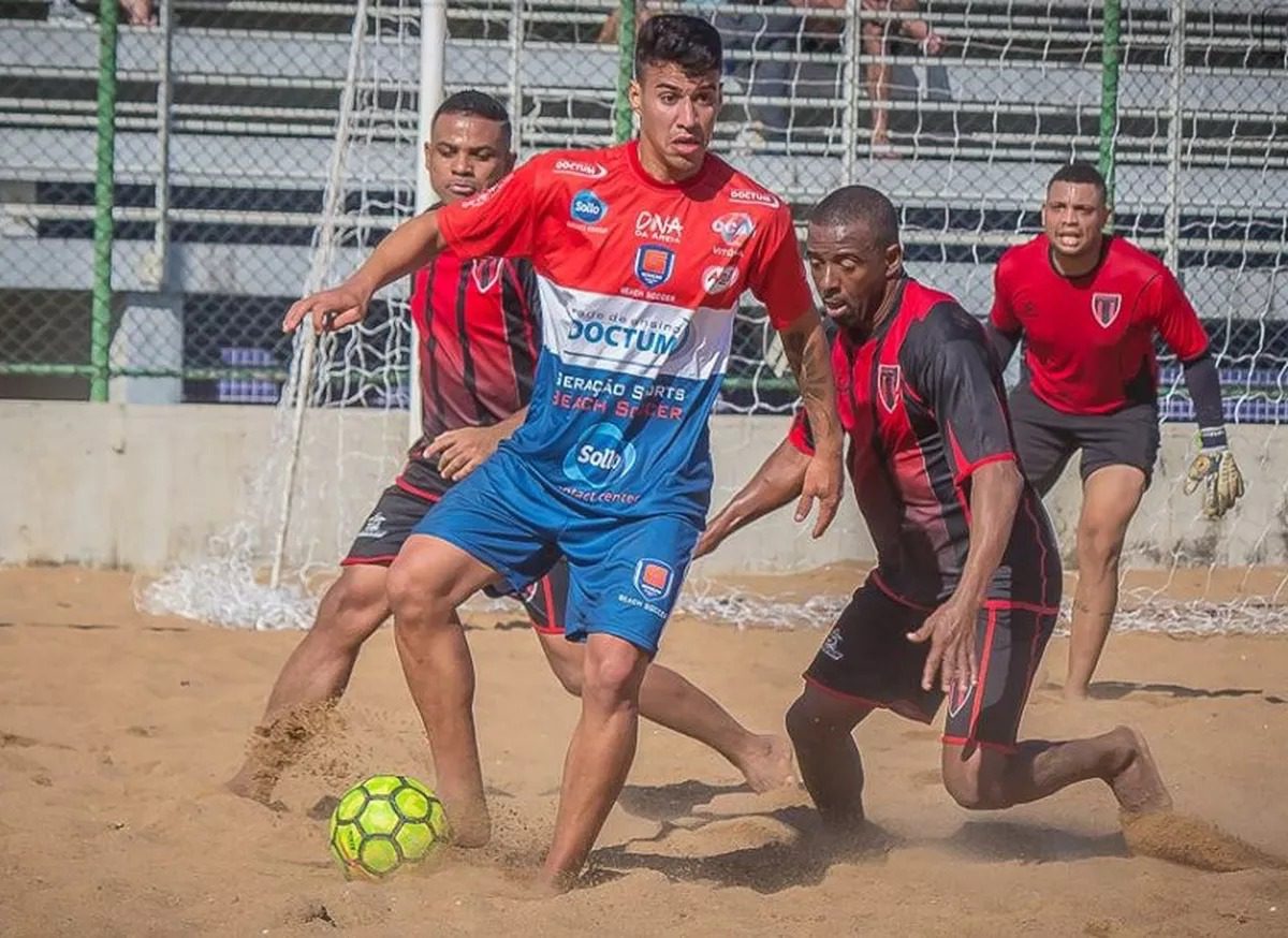 Beach Soccer invade as quadras de areia do Tancredão neste final de semana