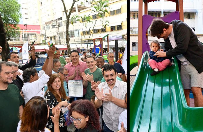 Lorenzo Pazolini inaugura moderno Playground e divulga mais de 30 ações e investimentos para o Centro de Vitória