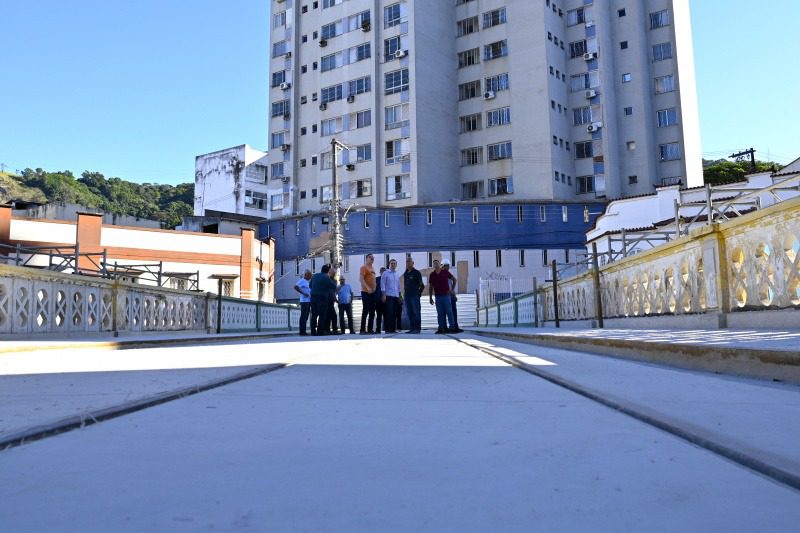 Restauração do viaduto Caramuru entra em reta final