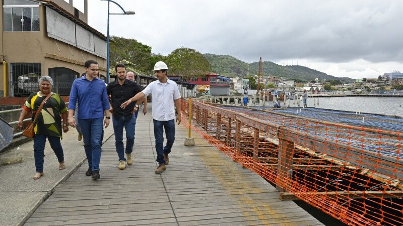 Nova Orla da Grande São Pedro atinge a marca de 50% das obras executadas