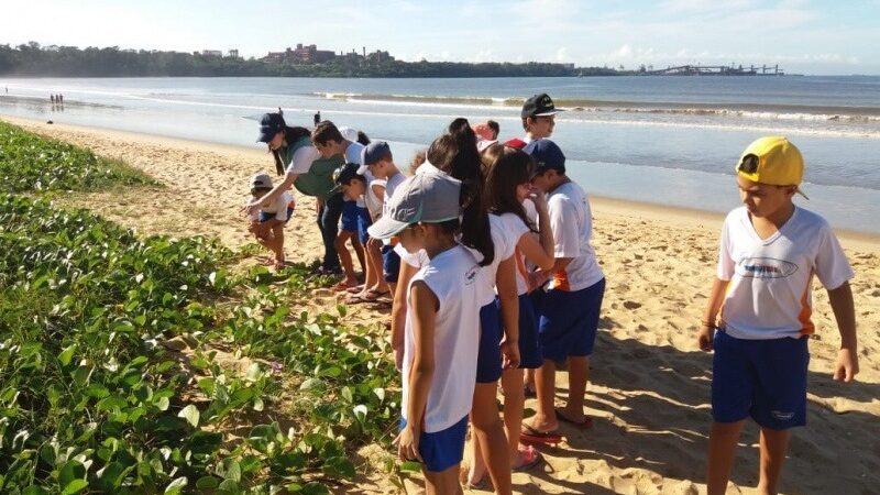 Alunos da rede de Vitória se unem para ações no dia mundial da limpeza