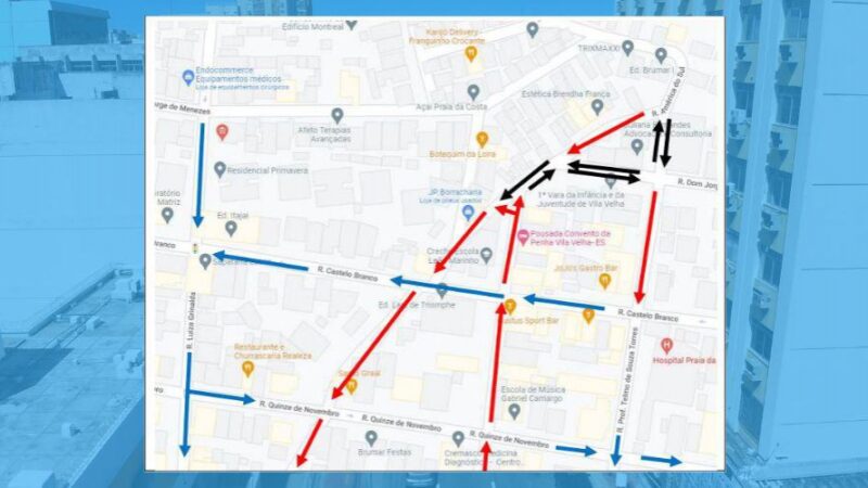 Calçadão Vila Velha – Prefeitura atende solicitação e altera transito no Centro
