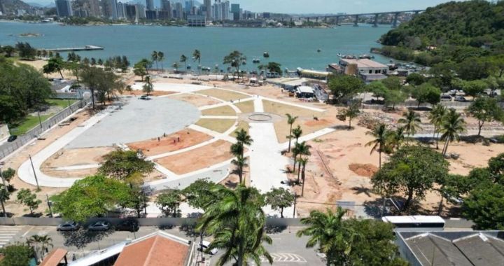 Calçadão Vila Velha – Parque histórico está próximo de ser entregue aos capixabas.