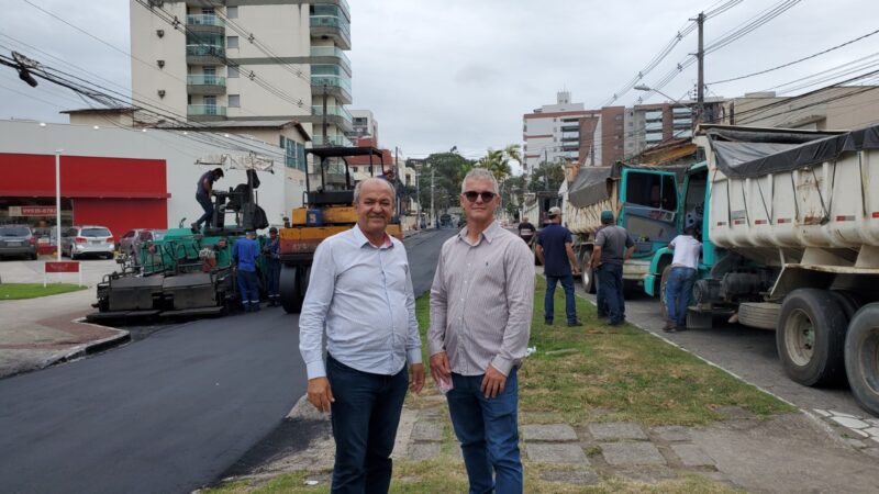 Calçadão Vitória – Mauricio Leite agradece a gestão Lorenzo Pazolini pelos investimentos no bairro