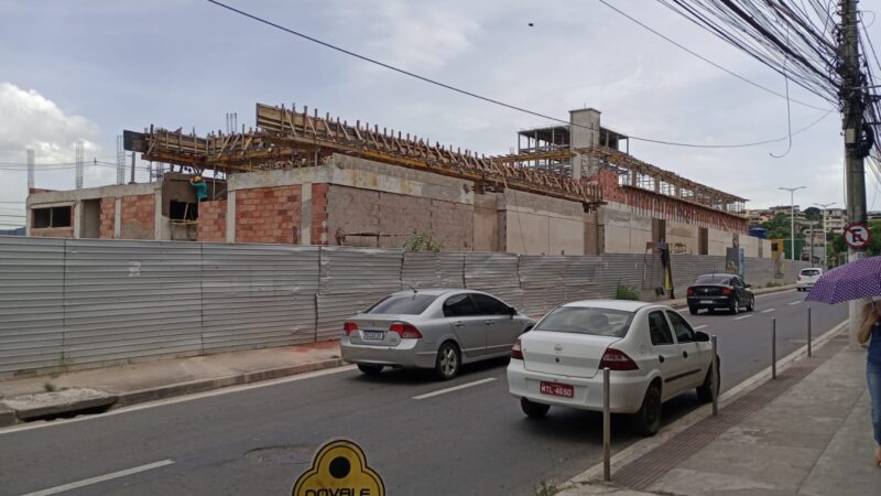 Calçadão Cariacica – Obras de construção do Mercado Municipal entram em fases finais