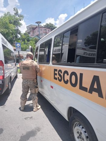 Calçadão Vitória – Operação Anjos da Guarda: vans escolares são alvos de fiscalização em Vitória