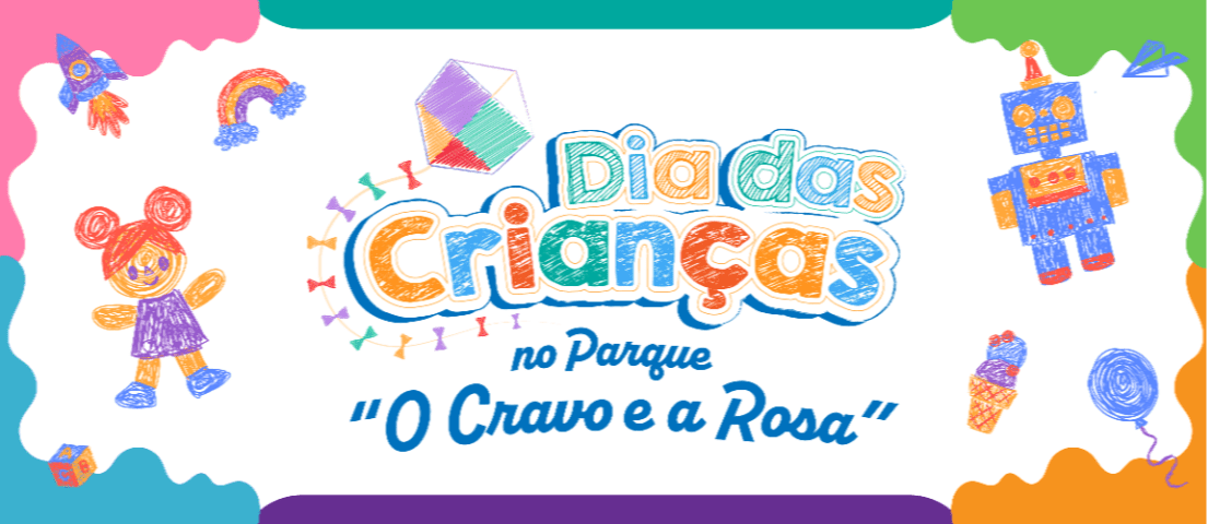 Calçadão Dia das Criança – Sábado (19) tem comemoração no Parque Cravo da Rosa