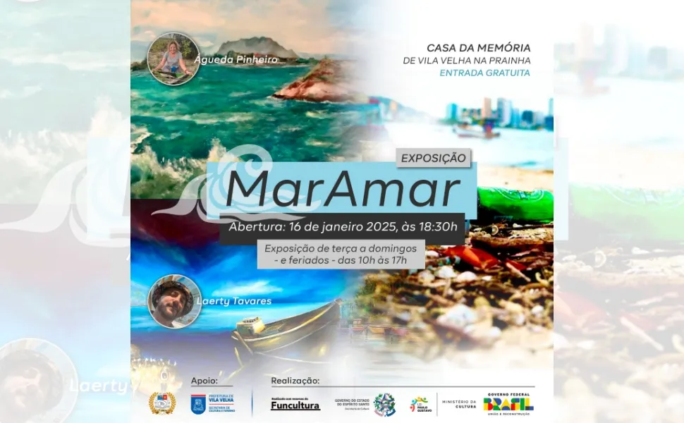 Calçadão Arte – Mostra de arte “MarAmar” aberta ao público a partir de hoje na Casa da Memória de V. Velha